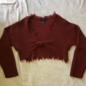 Size S Cropped F21 Sweater